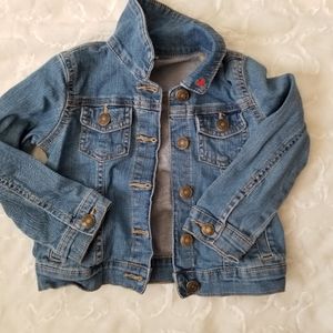Girls denim jacket size 4t